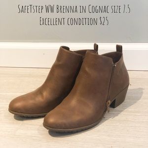 Brown slip resistant Booties. Perfect for fall!